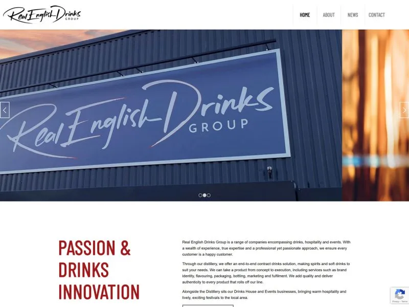 Red Group Website. Web design by evince