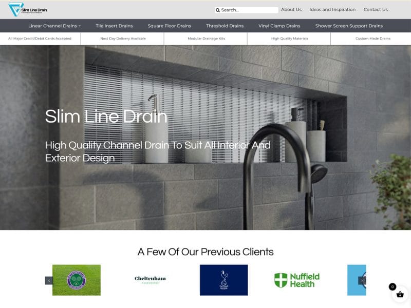 Slime Line Drain Website