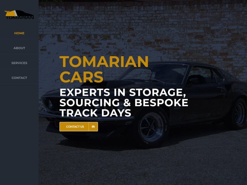 Tomarian Cars Website
