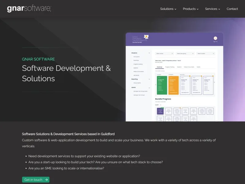 Gnar Website. Web design by evince